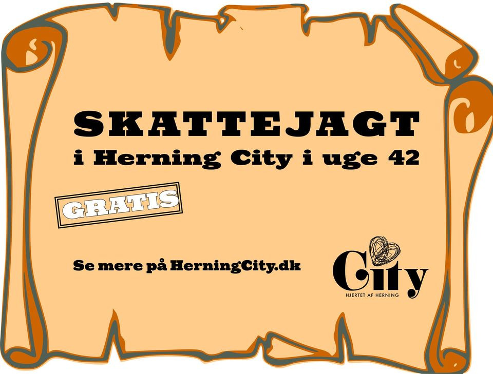 Tag på skattejagt i Herning City i efterårsferien 