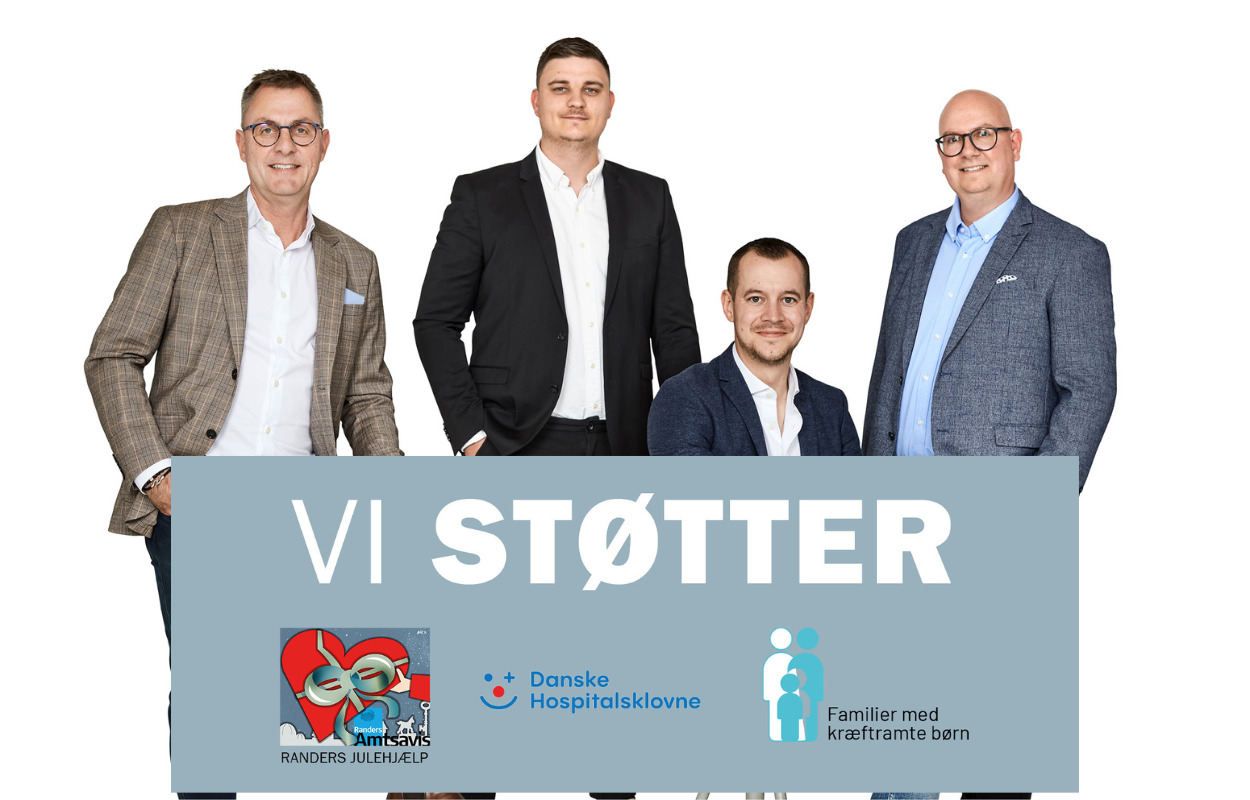 Nybolig Bjørn & Ankersen gør en forskel og støtter Randers Julehjælp