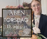 Elins Butik annoncerer ekstraordinært åbent med forårsnyheder og smukke buketter