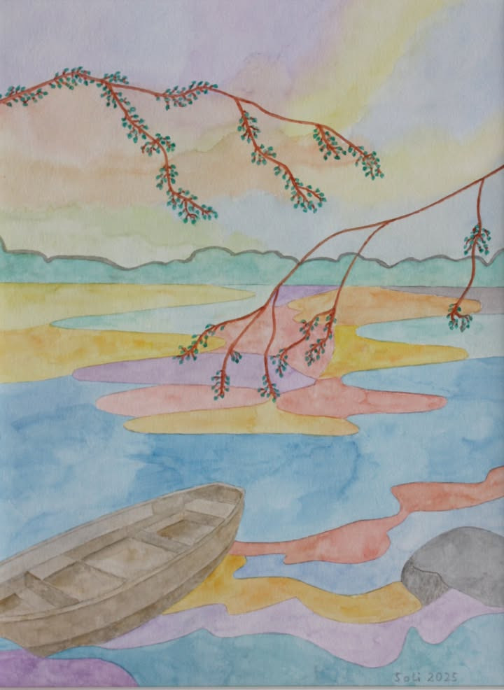 Soli Solange Madsen præsenterer nyeste kunstværker: Sommerlys, Glade hjerter og mere