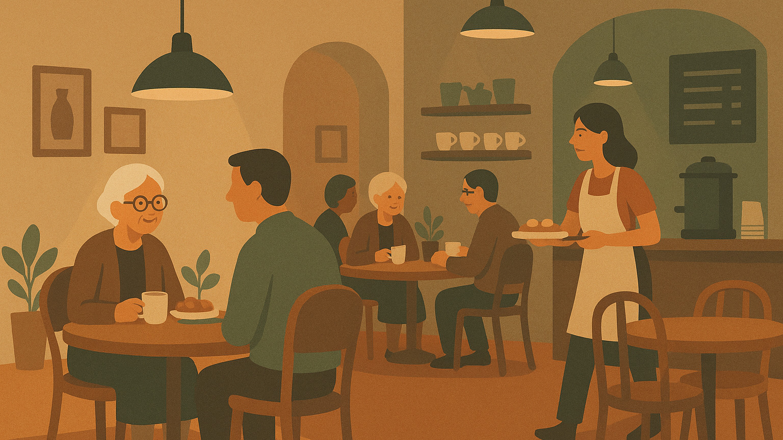 Vidste du, at der er café i Folkehuset Skæring? 