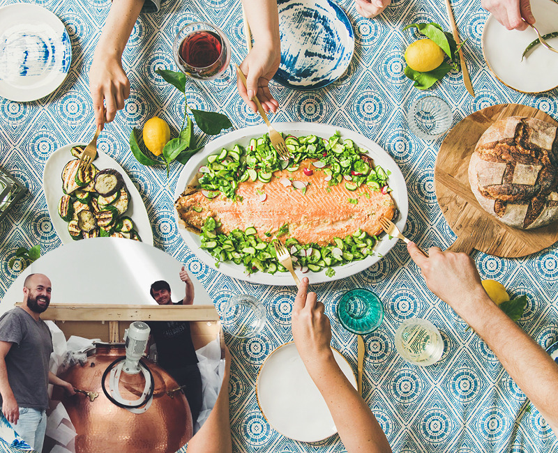 Fællesspisning med whiskyhistorie i Hammel