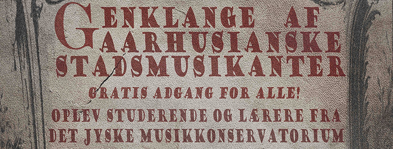 Folkemusikalske genklange: En rejse tilbage til stadsmusikanternes tid i Aarhus