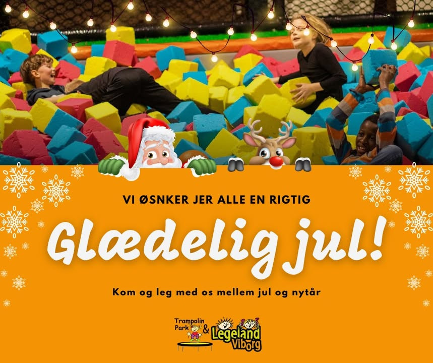 Legeland Viborg ønsker alle en glædelig jul og ser frem til det nye år