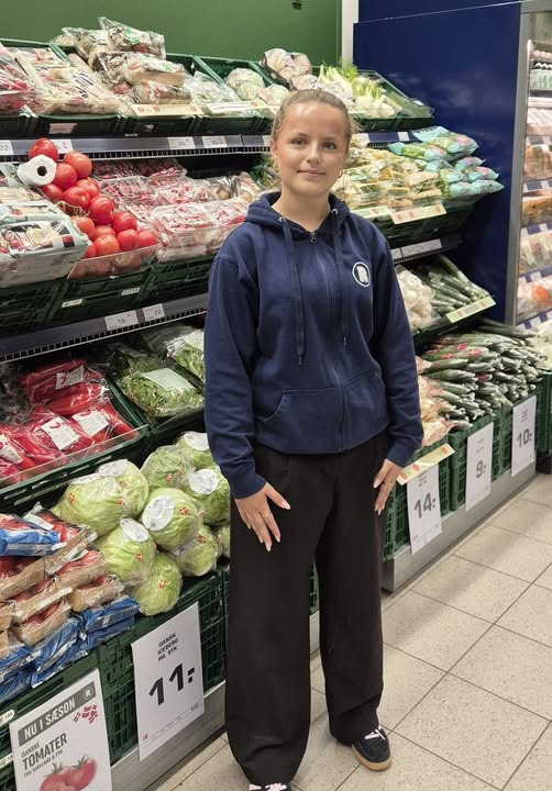 REMA 1000 Slots Bjergby byder Freja velkommen som ny elev