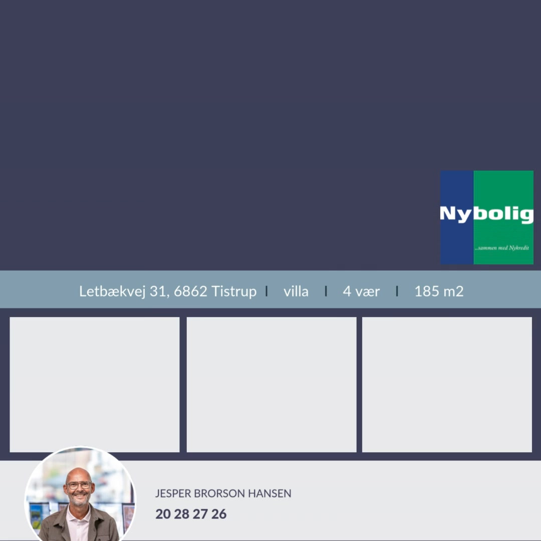 Nybolig Varde præsenterer rummelig villa i naturskønne omgivelser nær Tistrup
