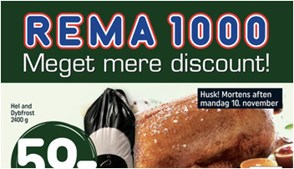 Hel and til kun 59 kr. og Kronenilde ost til 39 kr. hos Rema 1000