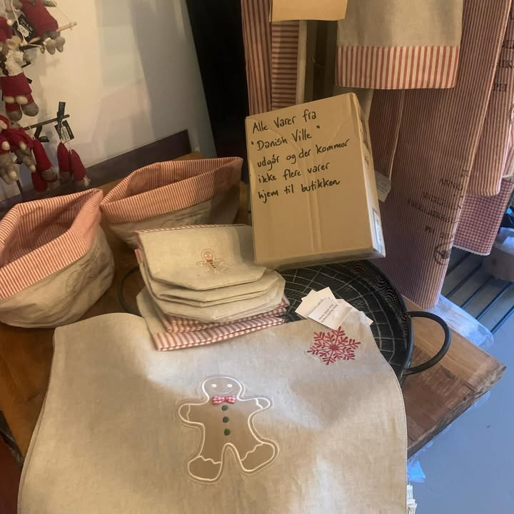 Fru Hansens Butik & Café annoncerer udfasning af Danish Ville varer efter firmaets lukning