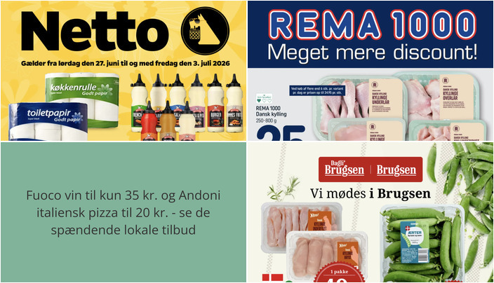 Fuoco vin til kun 35 kr. og Andoni italiensk pizza til 20 kr. - se de spændende lokale tilbud