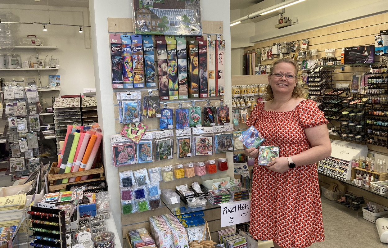 Shop-Kreativ på Vestergade i Viborg er de kreatives legeplads