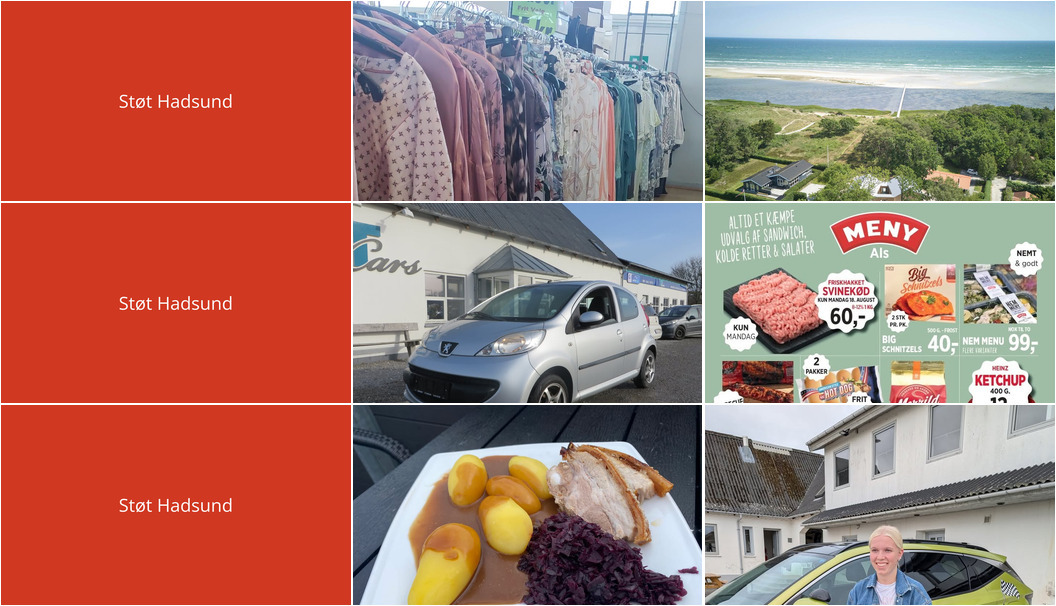 Nyt fra Havnens Fisk Øster Hurup, Kudahls Køreskole, Rie & Henrik's Tøjbiks v/Rie Olesen og 3 andre