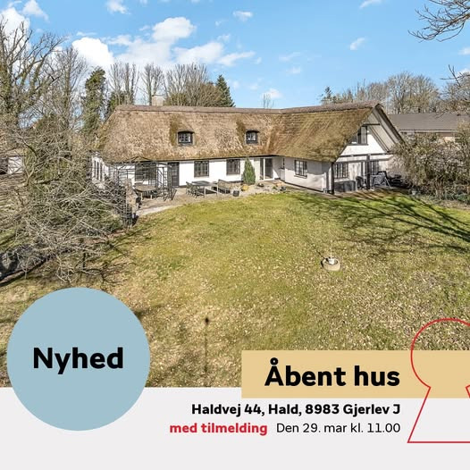 Home Randers & Assentoft inviterer til åbent hus på Haldvej 44 i Gjerlev J