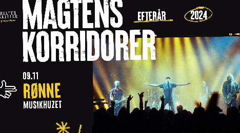 Magtens Korridorer indtager Rønne med efterårsturné