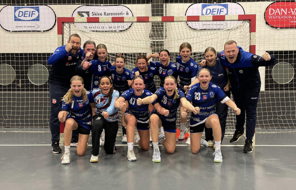 De uovervindelige Skive fH-piger sikrer oprykning