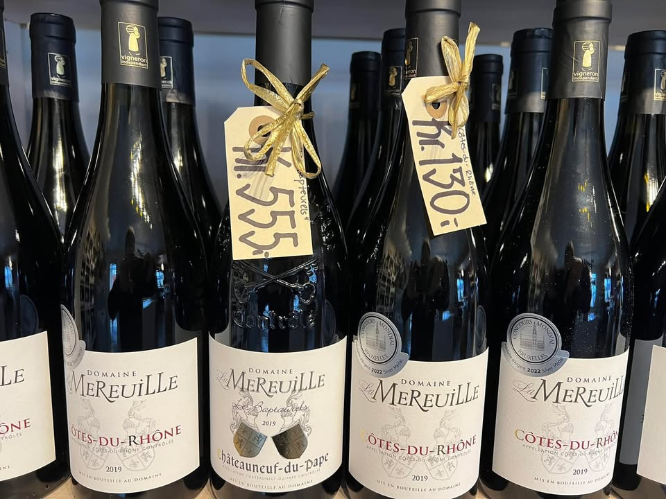 Spar stort: Få en gratis flaske Chateauneufdupape ved køb af Côtes du Rhône hos Den gode vino