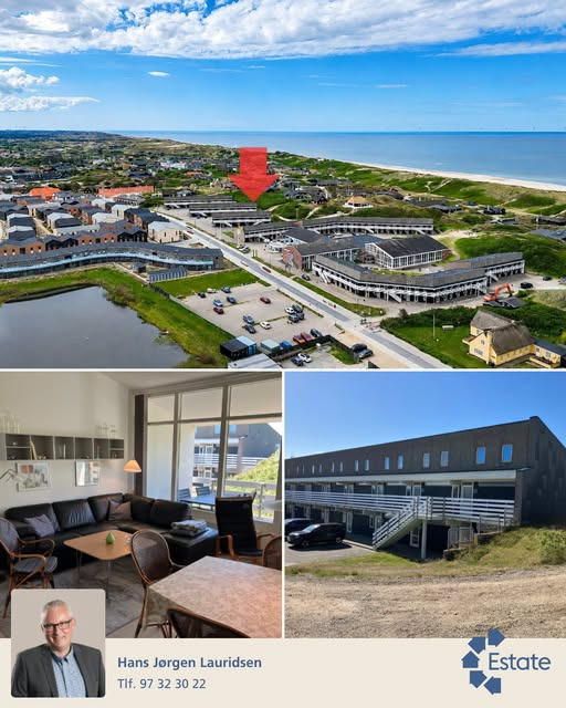 Estate Vestjylland præsenterer ferielejlighed i hjertet af Søndervig