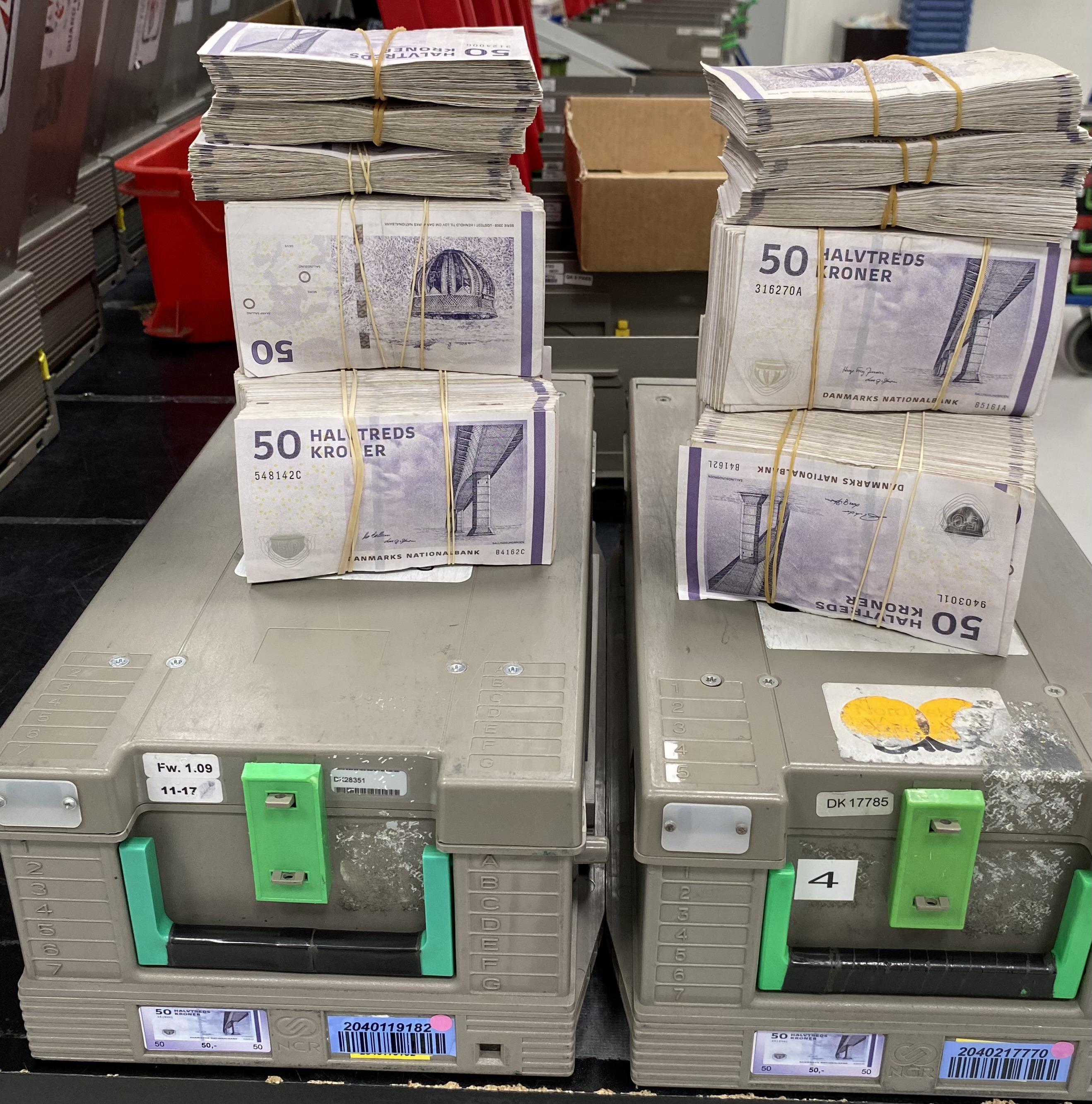 50’eren tilbage i hæveautomater efter 5 år