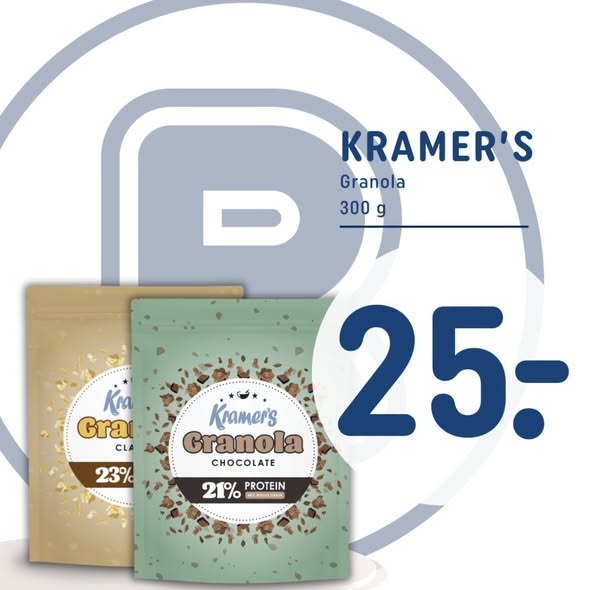 REMA 1000 Halgårdvej har flere Kramer's-produkter i ugens avis