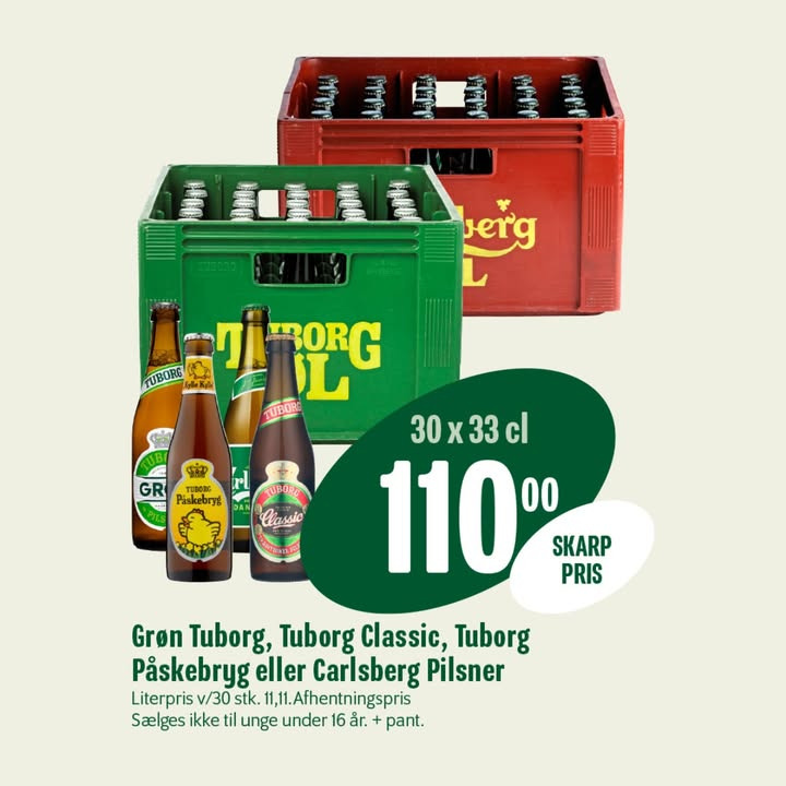 Gør weekenden bedre med øl-tilbud fra MIN KØBMAND, NIM