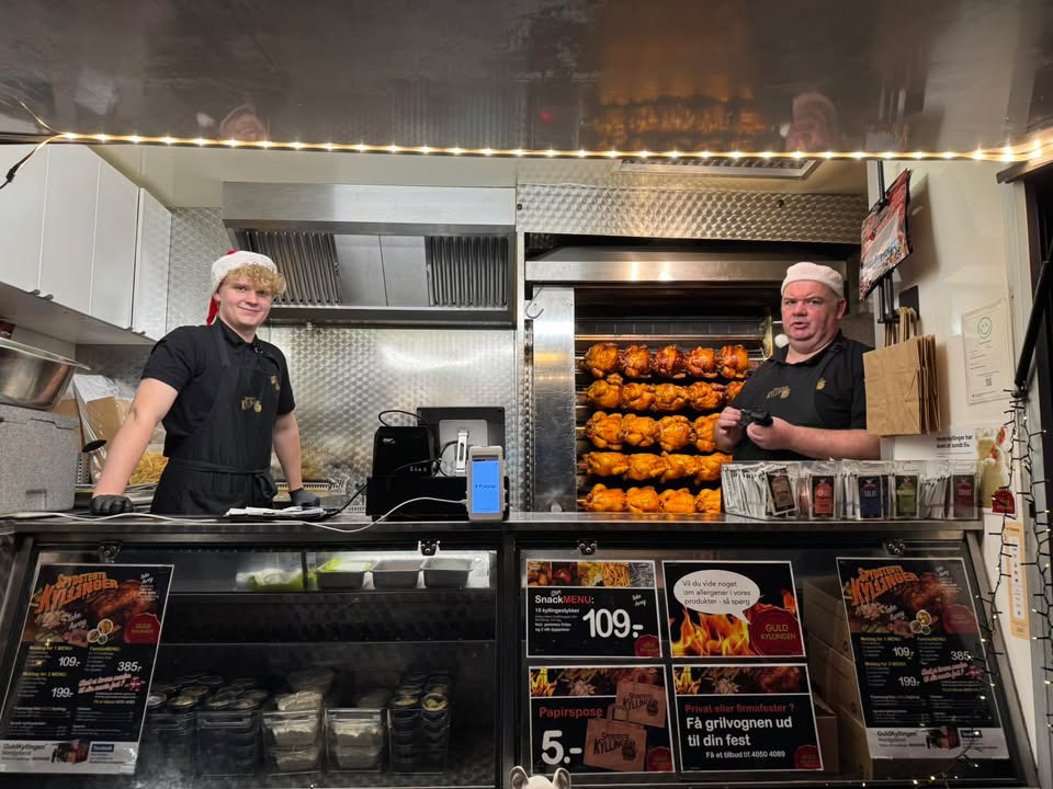Guldkyllingen serverer lækker take away hos Meny Klarup i dag