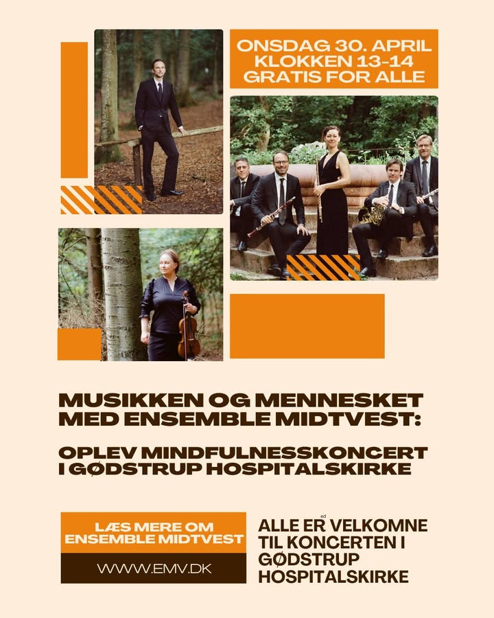 EMV inviterer til gratis mindfulnesskoncert i Gødstrup Hospitalskirke
