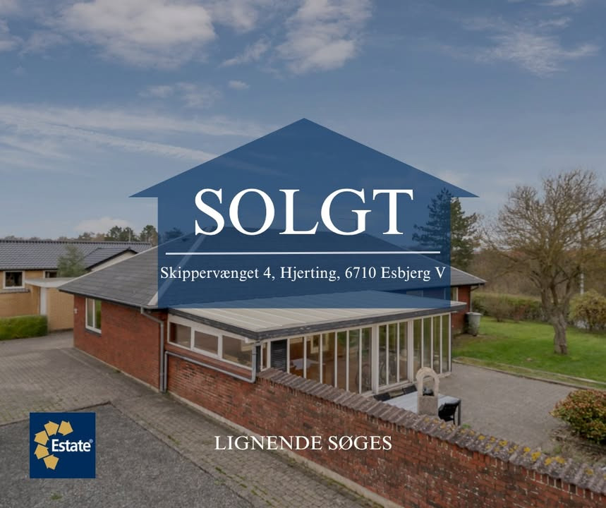 Skippervænget 4 i Esbjerg V solgt af ESTATE Robin Thybo Esbjerg & Varde