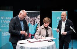 Underskriften er sat: Vejle bliver vært for DGI Landsstævne i 2025