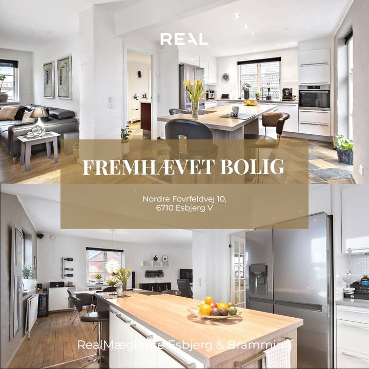 RealMæglerne Esbjerg og Bramming præsenterer villa til familien på Nordre Fovrfeldvej 10