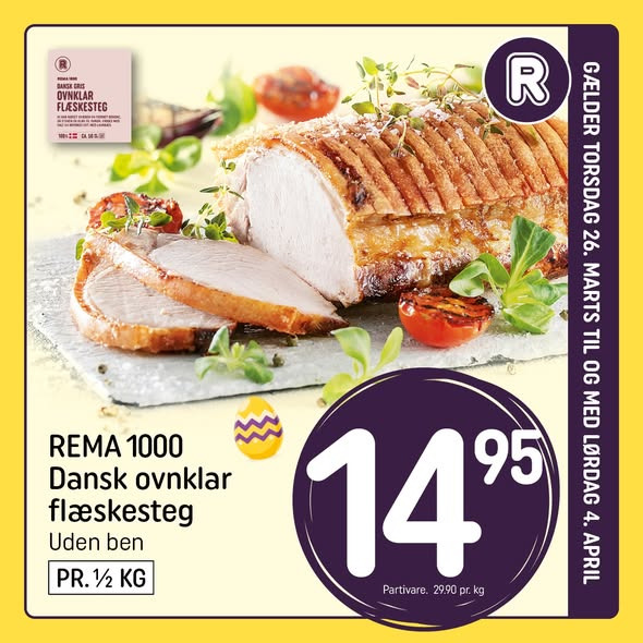 REMA 1000 Halgårdvej byder på skarpe priser til påsken