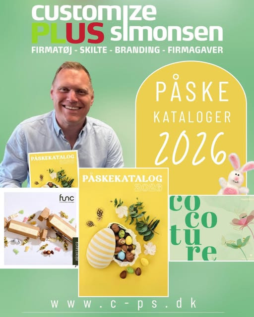 Customize PLUS Simonsen præsenterer firmagaver til påsken 2026