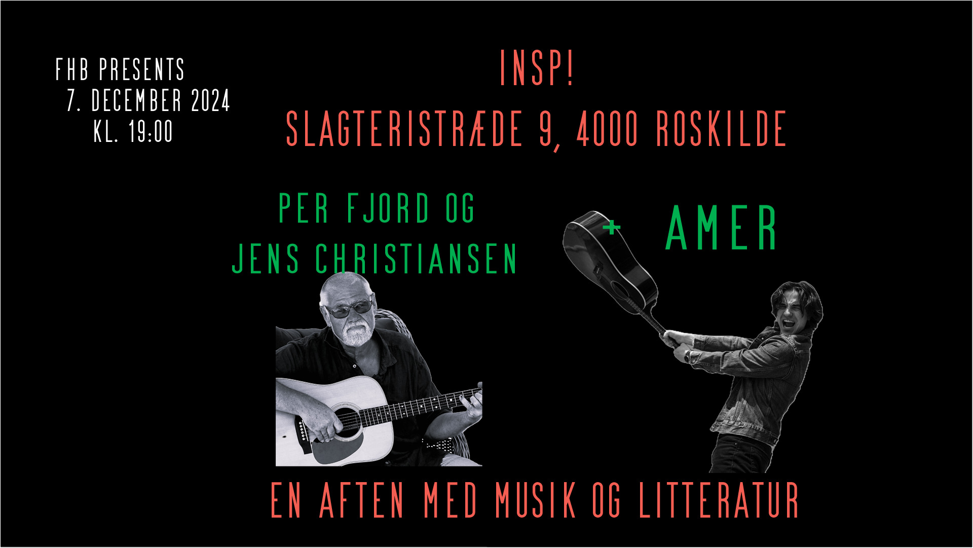 Musikalsk aften med Amer og Per Fjord i Roskilde