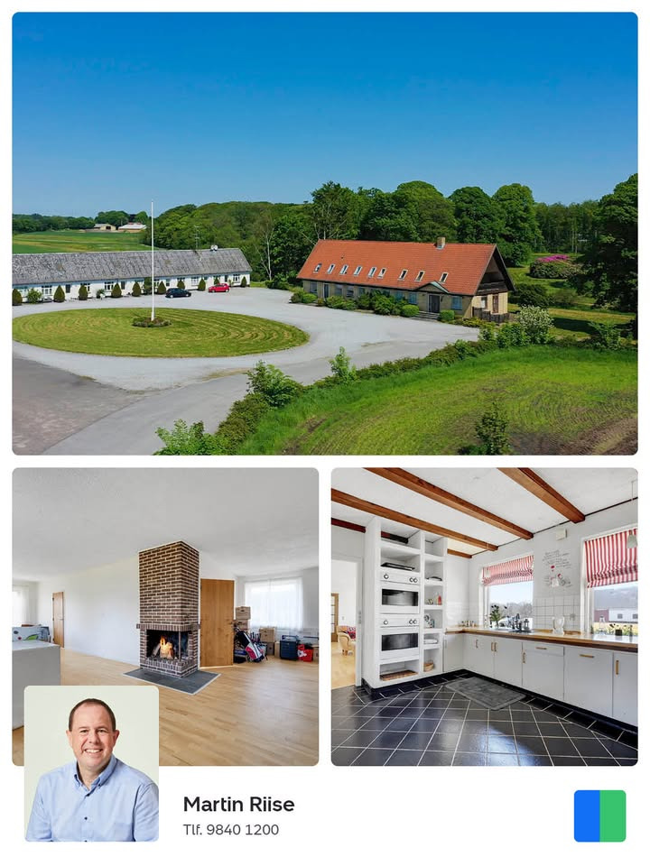 Nybolig Sæby A/S præsenterer historisk landejendom med unik atmosfære