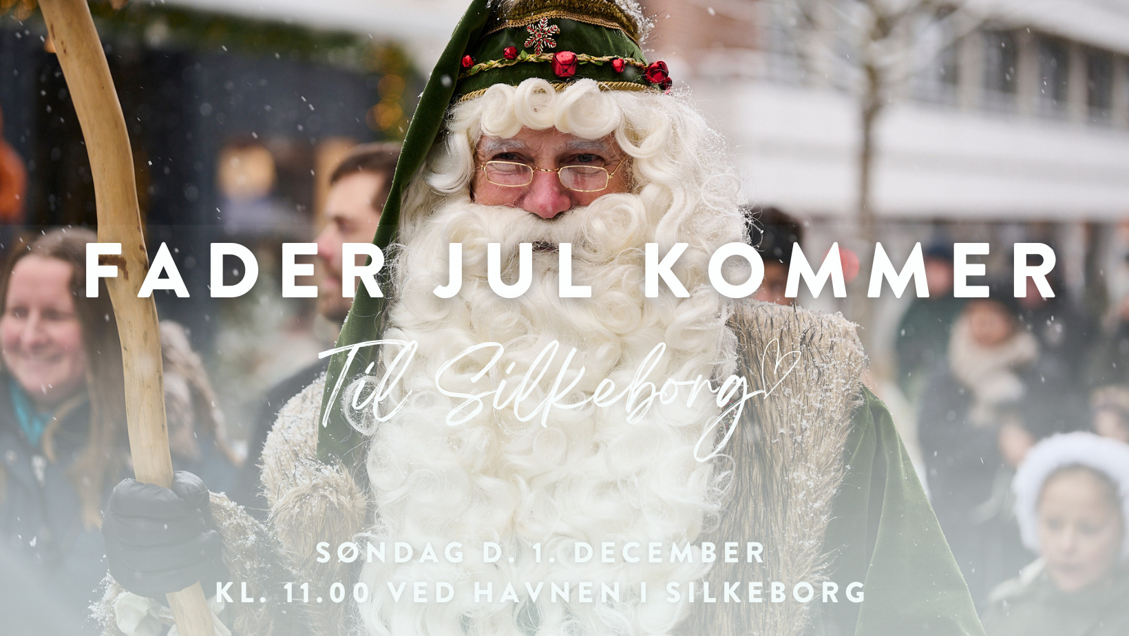 Oplev Fader Juls ankomst til Silkeborg