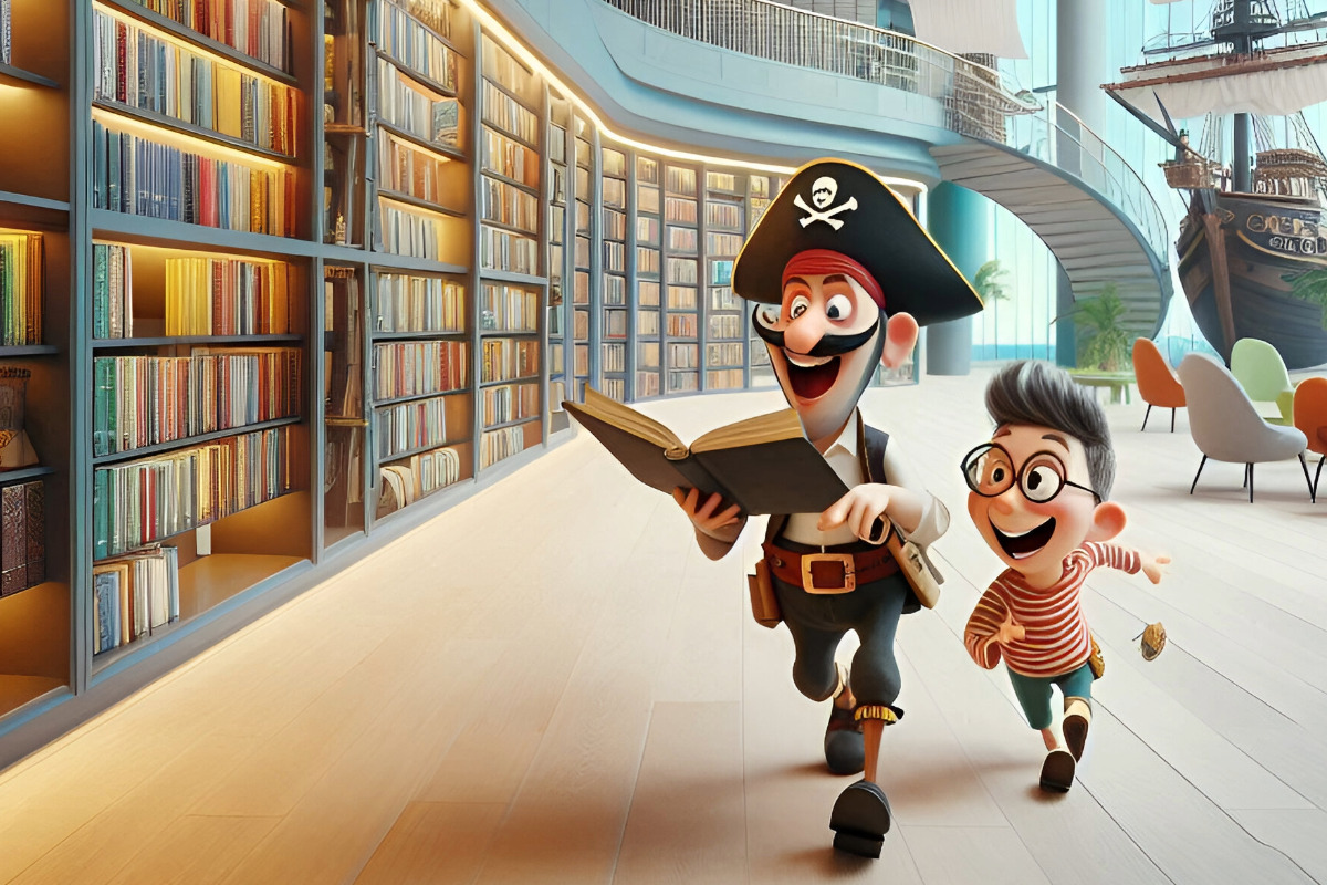 Piratfest på Haderslev Bibliotek: Kreativ hygge og sørøverhistorier for de små