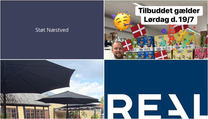 Nyt fra Bruuns Chokolade, RealMæglerne Næstved by Bülow ApS og REMA 1000 Karrebækvej