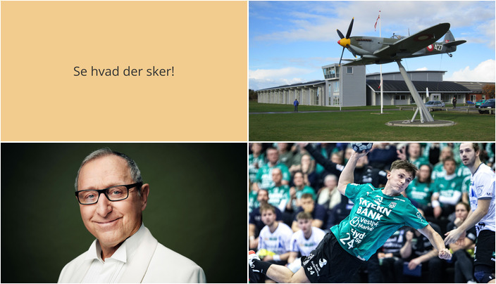 Oplev flyhistorie, mød Finn Nørbygaard eller støt Skjern Håndbold - hvad sker der i Skjern i næste uge?