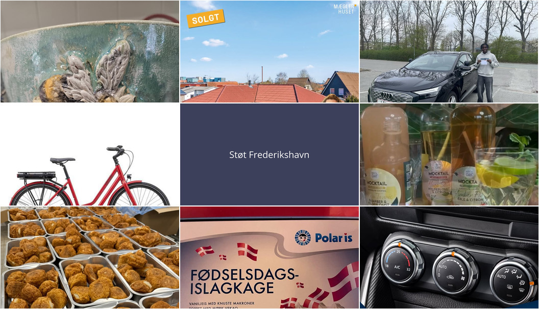 Nyt fra Mæglerhuset Sæby, DK Autoservice v/Leo B Andersen, Skjoldmø Keramik og 5 andre