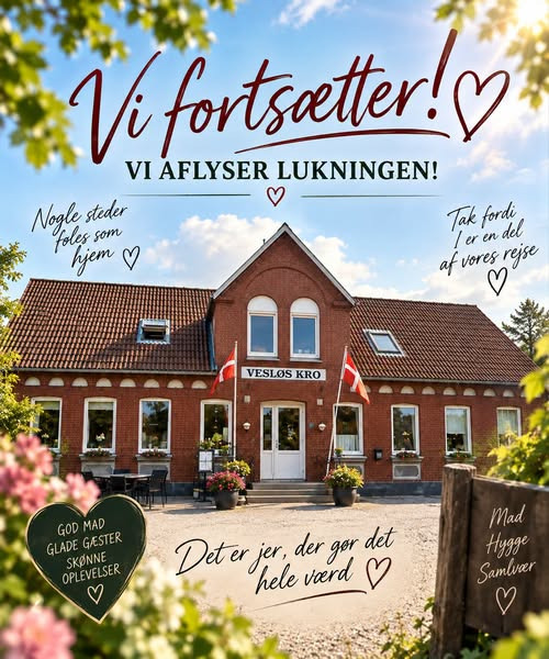 Henriette Salomon Nielsen aflyser lukningen af Vesløs Kro