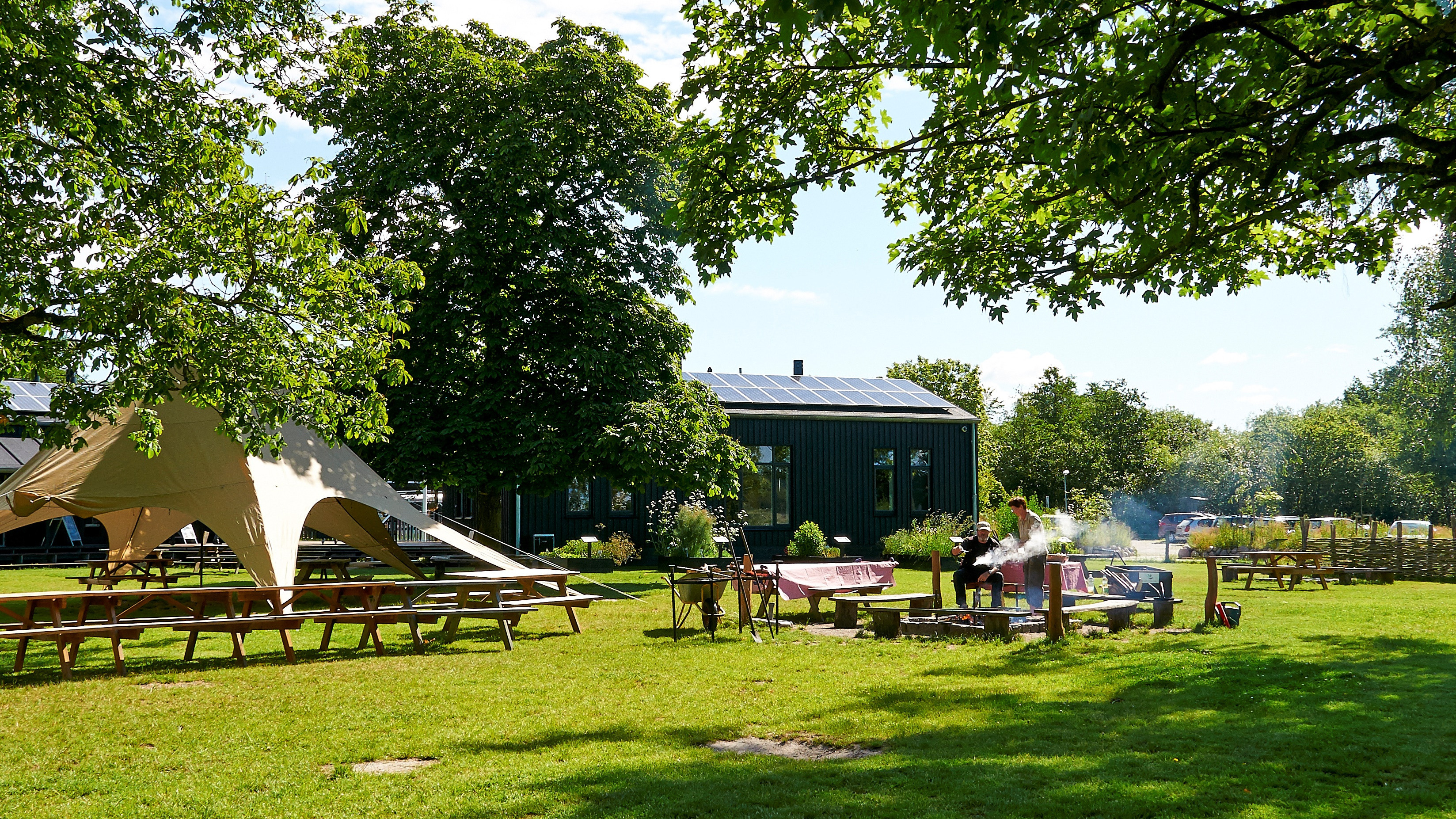 P-pladsen ved Randers Naturcenter er midlertidigt spærret