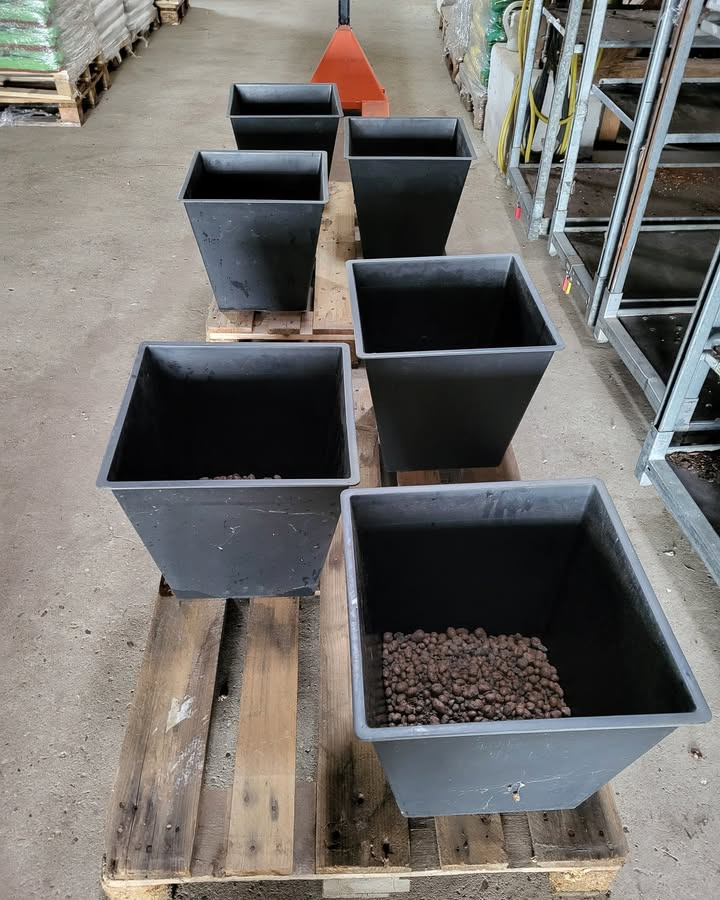 Asmild Plantecenter ApS planter kunders egne krukker