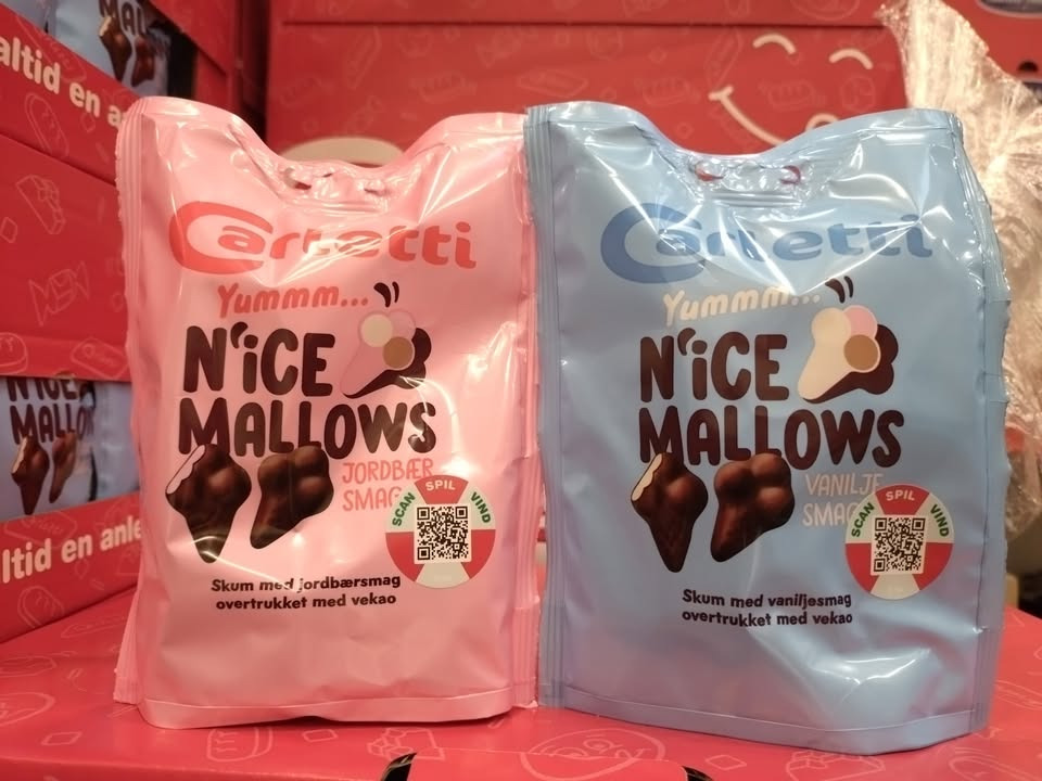 Løvbjerg Frederikshavn tilbyder chokoladeovertrukket skum fra Carletti til tilbudspris