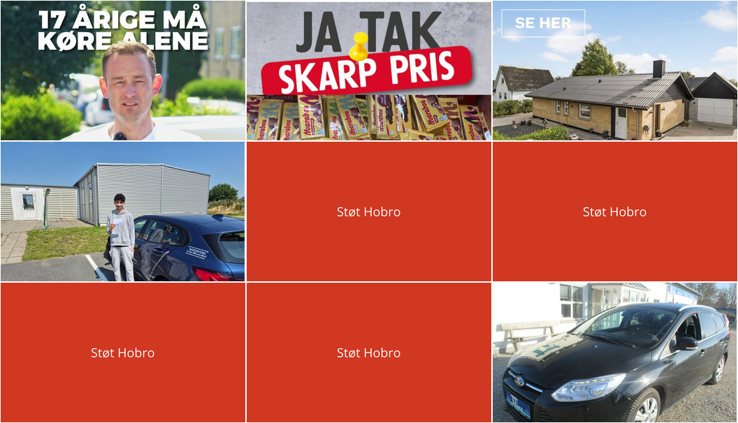 Nyt fra MENY Hobro, Oscar Biludlejning, Nordbyens Køreskole v/ Bjarne M. Behrenthz og 2 andre