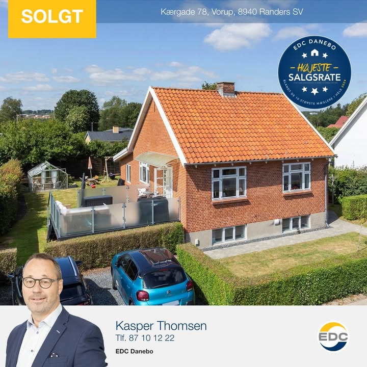 EDC Danebo sælger villa på Kærgade i Vorup