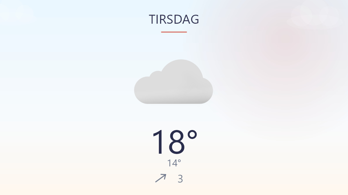 Lunt, lidt vådt og ganske stille vejr