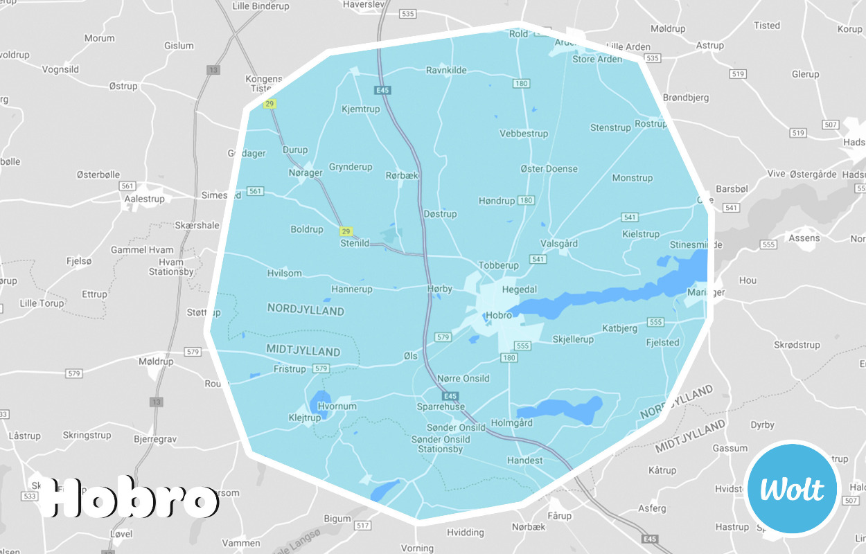 Wolt er kommet til Hobro