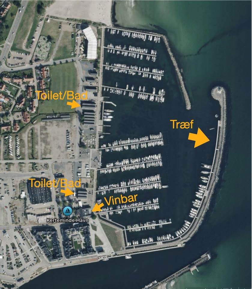 Grinde, Kakelot, Marsvin sommertræf samler sejlere i Kerteminde