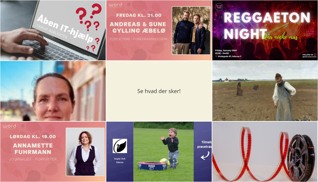 Oplev Odense i weekenden: Blandt IT-hjælp, inspirerende foredrag og kunst