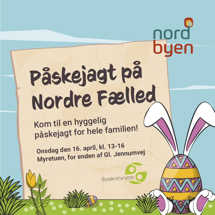 RandersBolig inviterer til påskejagt på Nordre Fælled