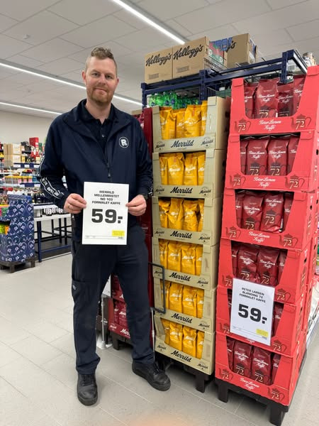 Rema 1000 Holstebrovej byder på søndagstilbud med gode priser på kaffe, chokolade og mere