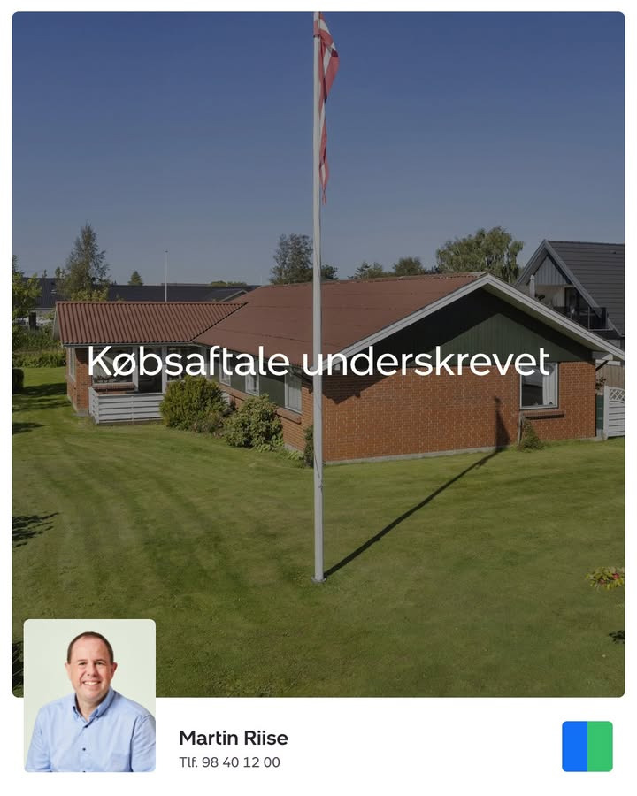 Nybolig Sæby A/S: Købsaftalen er underskrevet for Højlundsvej 42